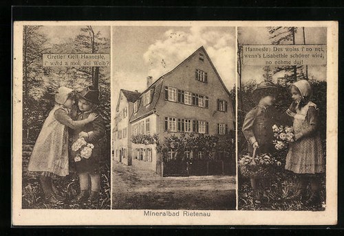Ansichtskarte rietenau - rietenau, b