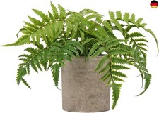  Künstliche Pflanzen Farn, Kunstfarn im Topf, Kunsfarne, Kunstpflanze,  