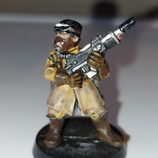 Stahllegion-Soldat Mit Lasergewehr Zinn/Alt Teilbemalt Und Gebraucht GW WH40K