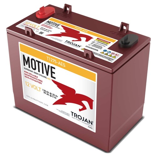 Trojan 1275 aes 12v 130ah - trojan,
