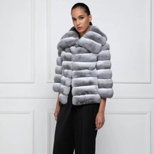 Damen Mantel Aus Natürlichem