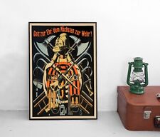 Poster Feuerwehr Gott zur Ehr