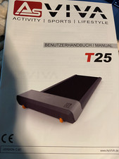 Laufband AsVIVA T25 Bluetooth extrem Compact Runner, schwarz