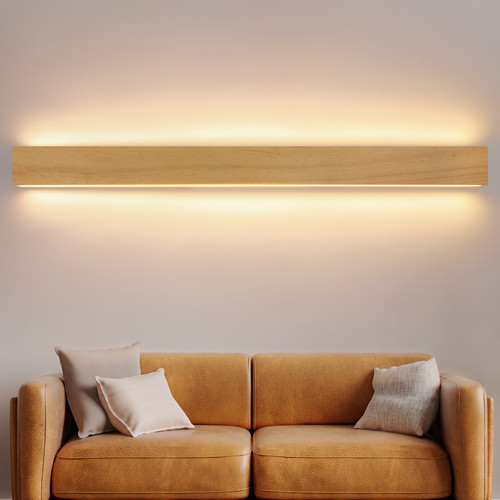 Led wandleuchte holz - wandleuchte,