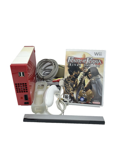 Nintendo wii konsole rot set - set, +