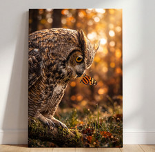 Eule. Moderne Kunst mit