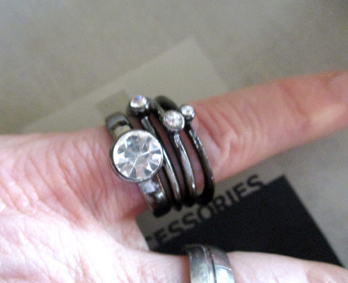 Ring mit straß m - straß,