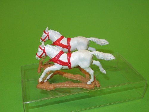Timpo toys carriage horses - timpo,