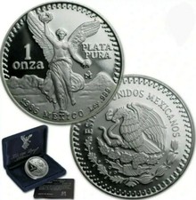 1 UNZE 999 SILBER - MEXIKO