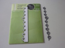 Stanzschablonen - Randschablone - Herzenbordüre von Memory Box