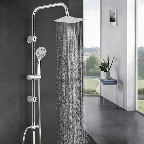 Edelstahl regendusche set - edelstahl,