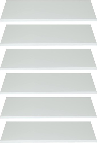 Einlegeböden 6er set weiß - einlegeböden,