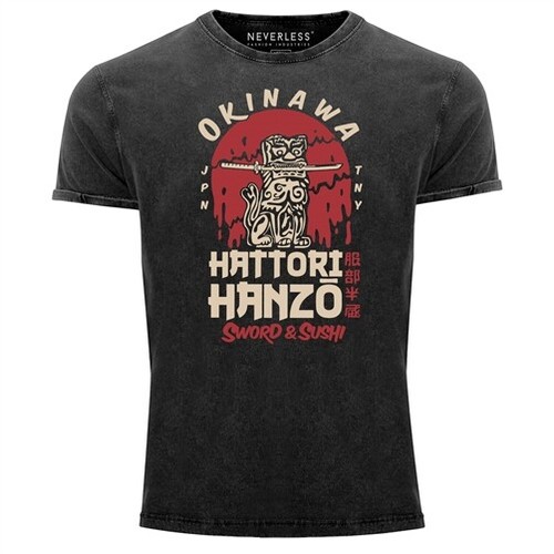 Herren vintage shirt hattori - herren,
