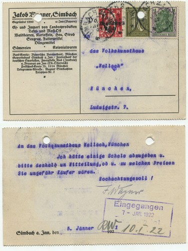 03946 postkarte simbach - -,