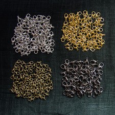 Karabiner Haken in diversen Größen, Mengen und Farben Schmuck Basteln