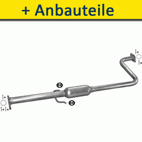 Mittelschalldämpfer mit