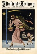 Mauxion Schokolade Saalfeld XL Reklame 1925 Weihnachten Engel Kleid Dekollete