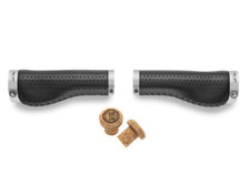 Selle Italia Epica Ledergriffe 140mm Echtleder ergonomisch schwarz NEU Griffe