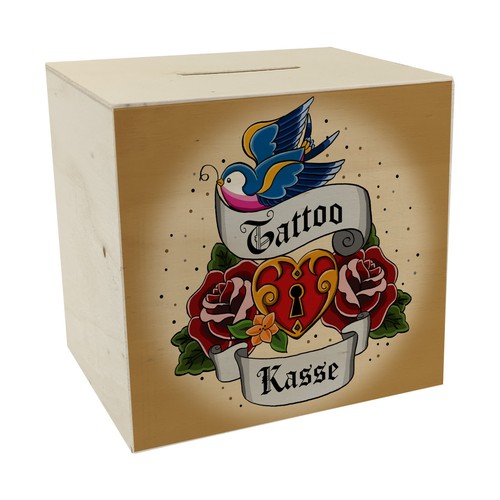 Tattoo kasse spardose aus - tattoo,
