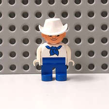 Lego Duplo Figur Mann Cowboy Sheriff Stern