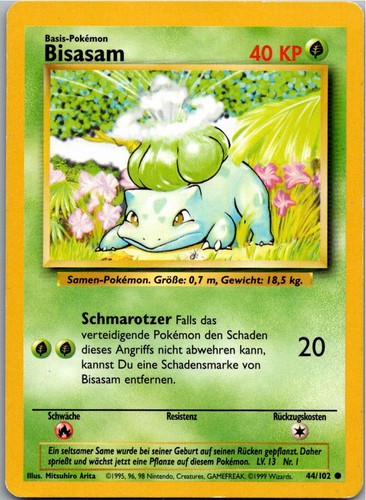 Pokémon bisasam 102 - pokémon, base