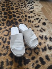 Amisu Pantoletten 41 Weiß