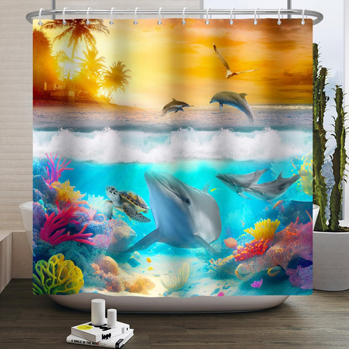 122x183cm sommer ozean - sommer, dusche
