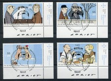 Loriot Bund 2836 - 2839 Eckrand Vollstempel gestempelt zentrische ESST BRD 2011