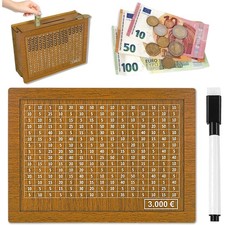Schöne Holz Spardose 3000€