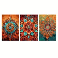 3er Leinwanddrucke Bohemian