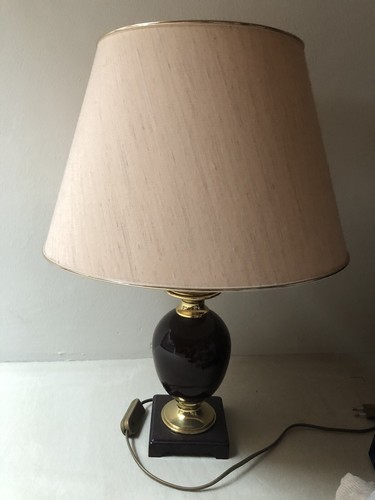 Nachttisch lampe braun - nachttisch, ,