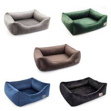 Hundebett Kunstleder Hundesofa Hundedecke Katzenbett Hundeliege Tierbett M - XXL