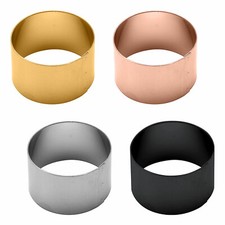 Echtwerk Serviettenringe Rund Edelstahl 4tlg Serviettenhalter Tisch Dekoration