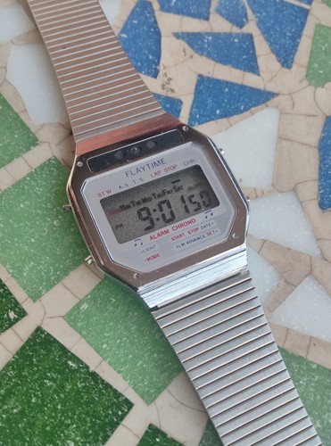 Vintage lcd digitaluhr - vintage,