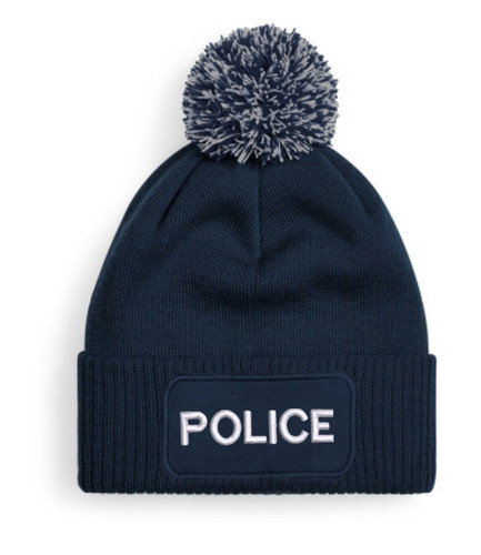 Polizei beanie bestickte - polizei,