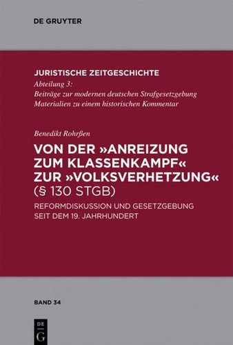 Von der anreizung zum - der,