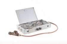 Campingkocher Gaskocher Doppelkocher Gas Herd Druckminderer DDR selten