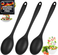 Silikon Kochlöffel Schwarz
