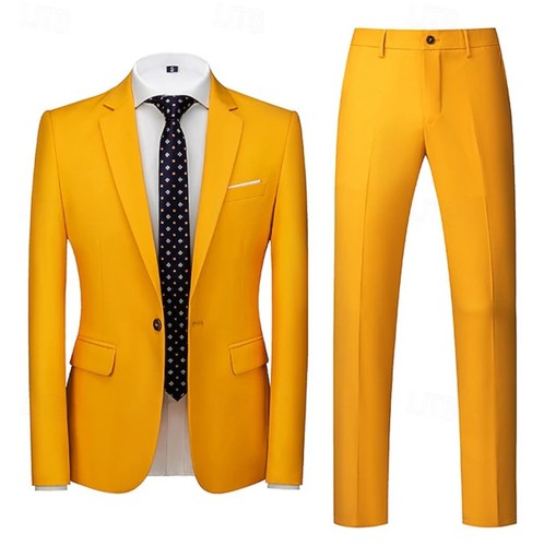 Anzug herren gelb - herren,