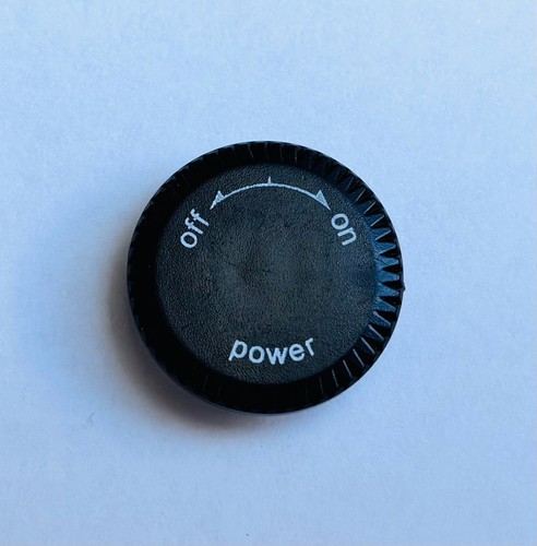 Power off knob - on, cap