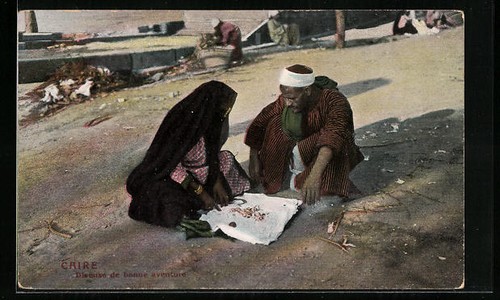 Ansichtskarte caire diseuse - caire,,