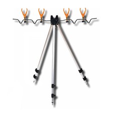 Behr Rutenständer Rutenhalter Aluminium Dreibein + 4 Buzzerbars  34-11350-