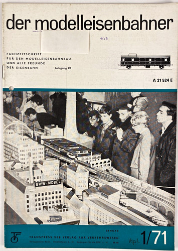 Modelleisenbahner 1971 raw - 1/1971,