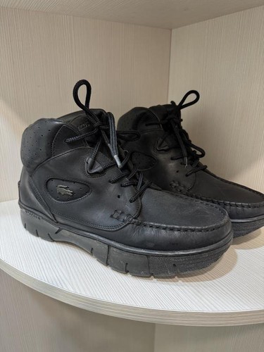 Men lacoste boots black - lacoste,