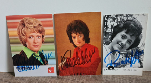 Autogramm renate kern - autogramm,