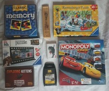 SPIELESAMMLUNG  /  8 SPIELE /  Brettspiel,  Puzzle,  Karten