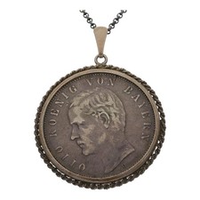 Münzen Anhänger Silber mit