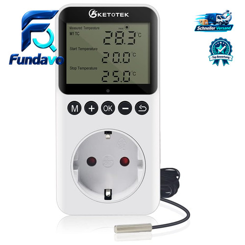 Thermostat steckdose digital - steckdose,