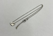 Sterling Silber 925 Halskette "CHRIST" Kette mit Herz Anhänger