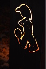 Schwedenfeuer aus Stahlblech